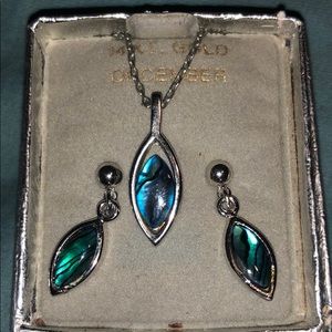 ✨Beautiful December Necklace/Earrings Set✨